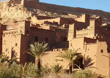 ksar-ait-ben-haddou-ouarzazate-maroc Village fortifié de Aït-ben-Haddou classé au patrimoine mondial de l'UNESCO au Maroc.