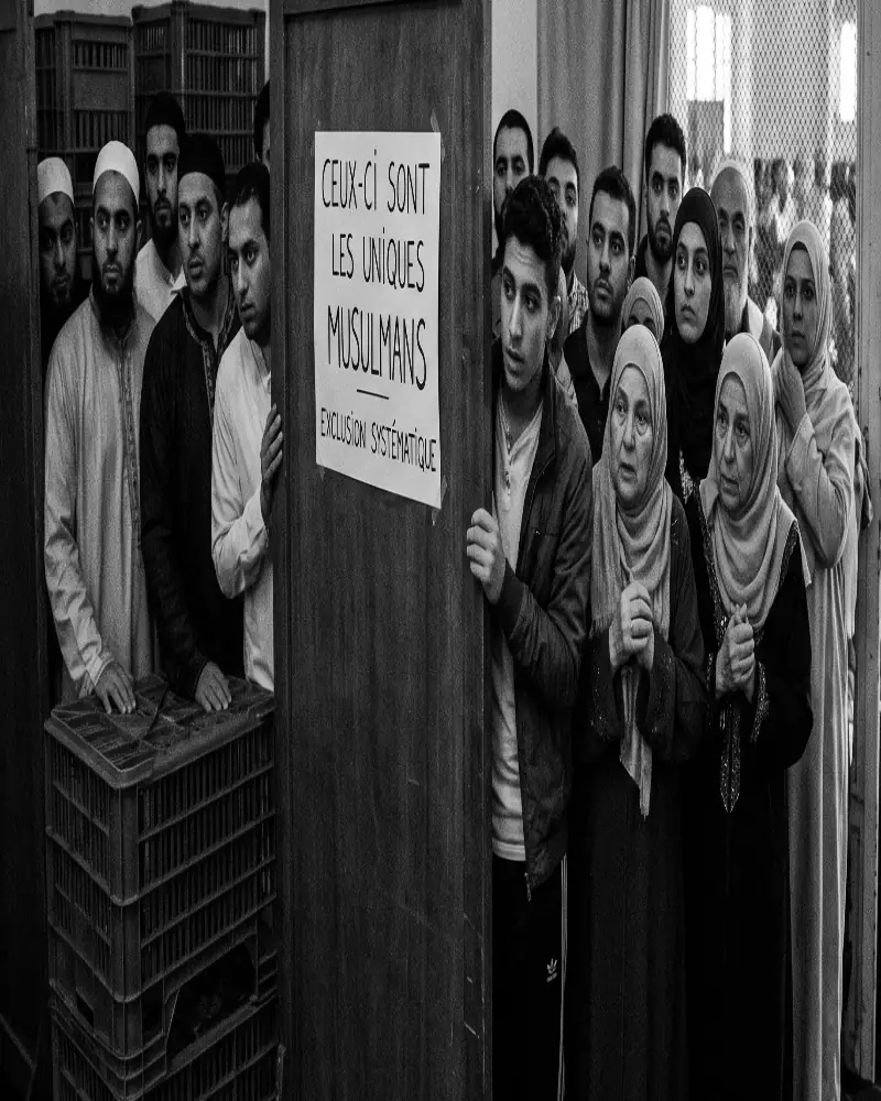 Peur de l'autre : le symptôme d'une pensée qui manque d'assurance Quand le doute s'installe, la peur des autres devient un refuge. Ce visuel illustre le paradoxe de l'exclusion où la méfiance envers d'autres musulmans trahit souvent un manque de certitude et d'assurance dans ses propres pensées.